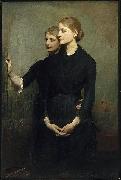 Abbott Handerson Thayer Sisters oil painting on canvas